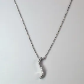 Delicate Diamond Journey Necklace | 0.07ctw | 14" | Casual Shine