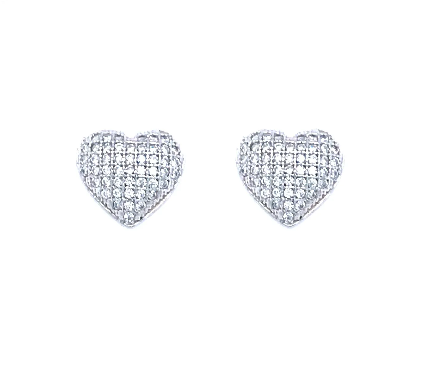 Sterling Silver Heart Stud Earrings Bohemian Ornament Beautiful Selection