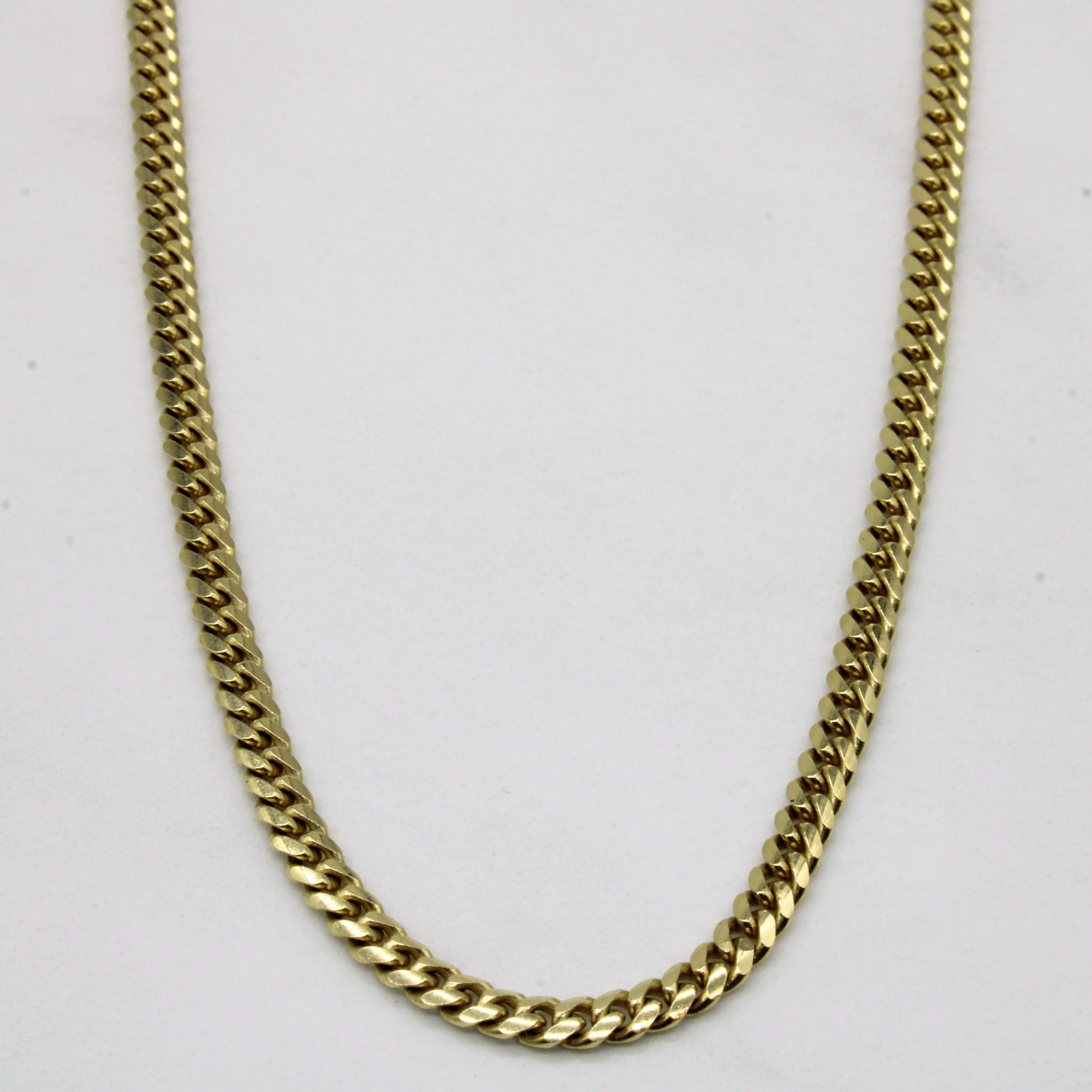 Vibrant Craftwork Chic Gifts 14k Yellow Gold Cuban Link Chain | 26" |