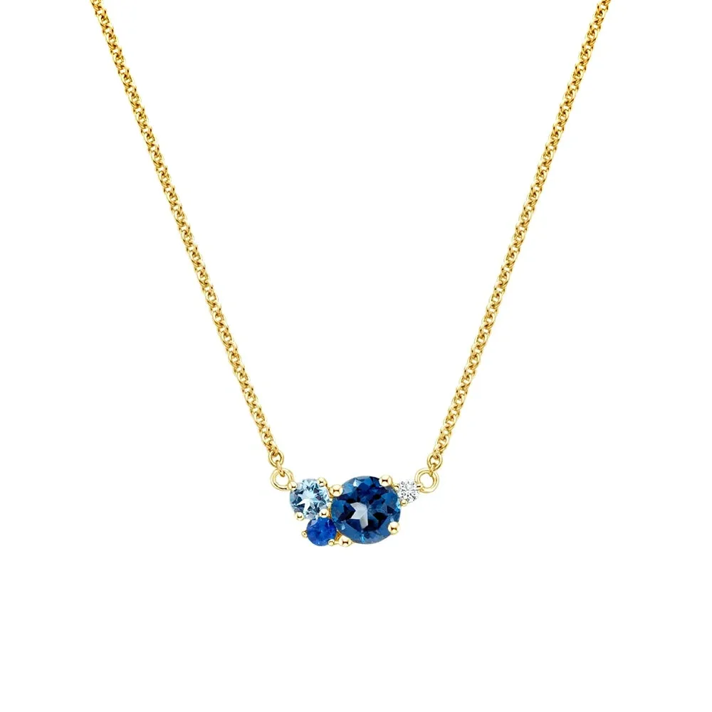 Style Match Versatile Shine Ocean Breeze Cluster Necklace