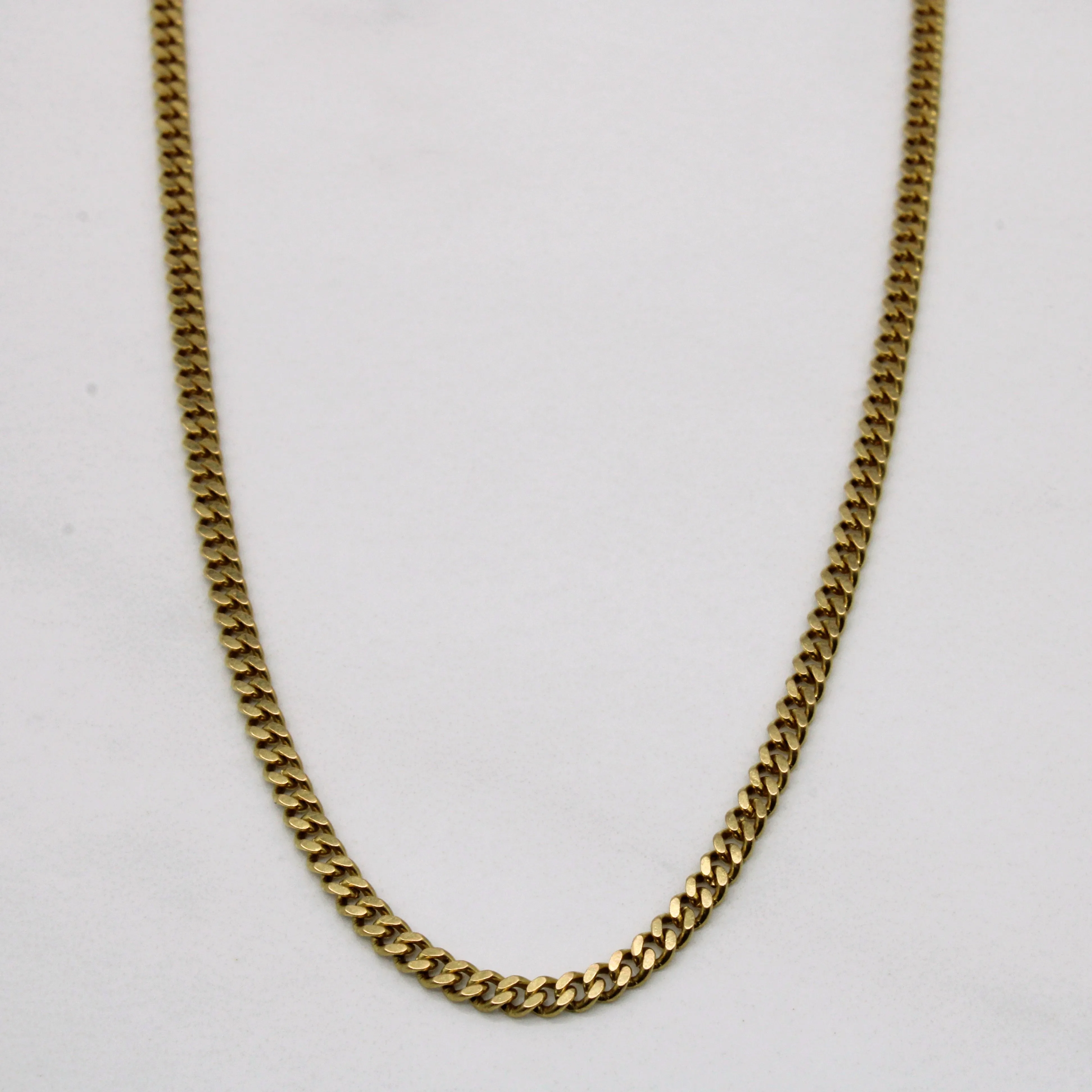 Instant Style 18k Yellow Gold Cuban Chain | 20" |