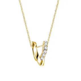 Endless Embrace M?bius Strip Necklace Pendant Daily Accent