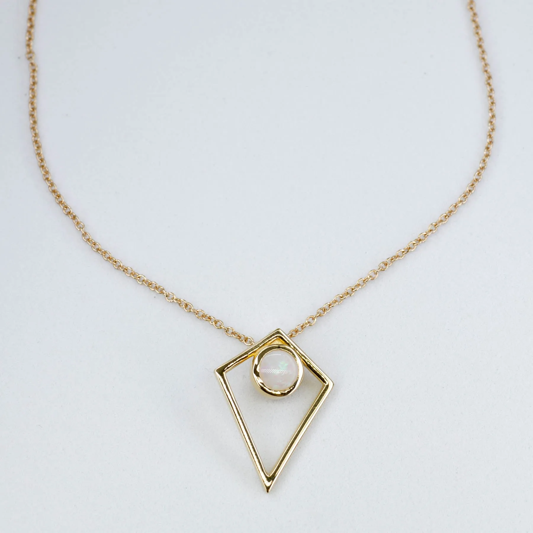 Vogue Touch Luxe Shine '100 Ways' Geometric Opal Necklace | 0.34ct |