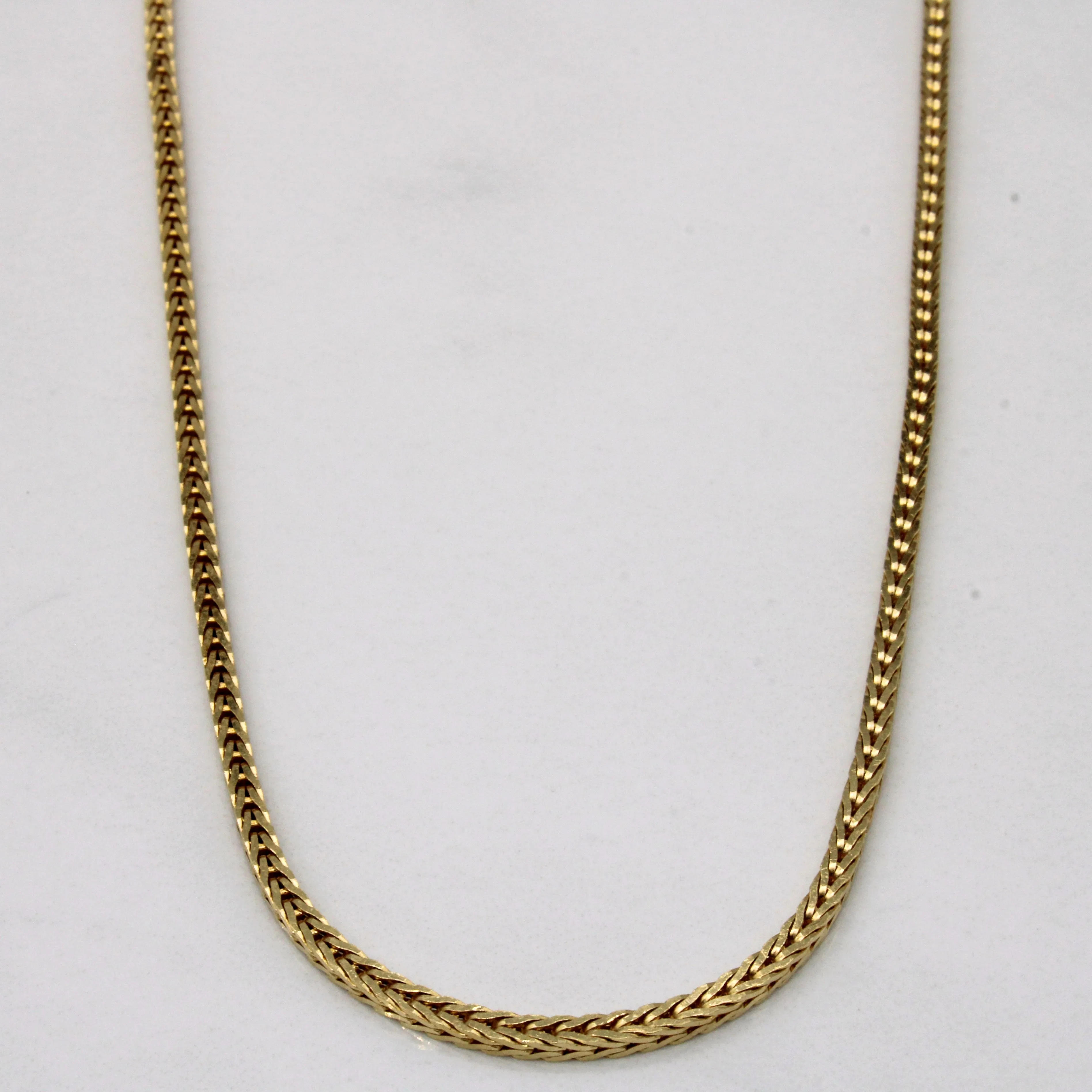 Vintage Italian 18k Yellow Gold Birdcage Link Chain | 35" | Custom pieces Youthful Glow