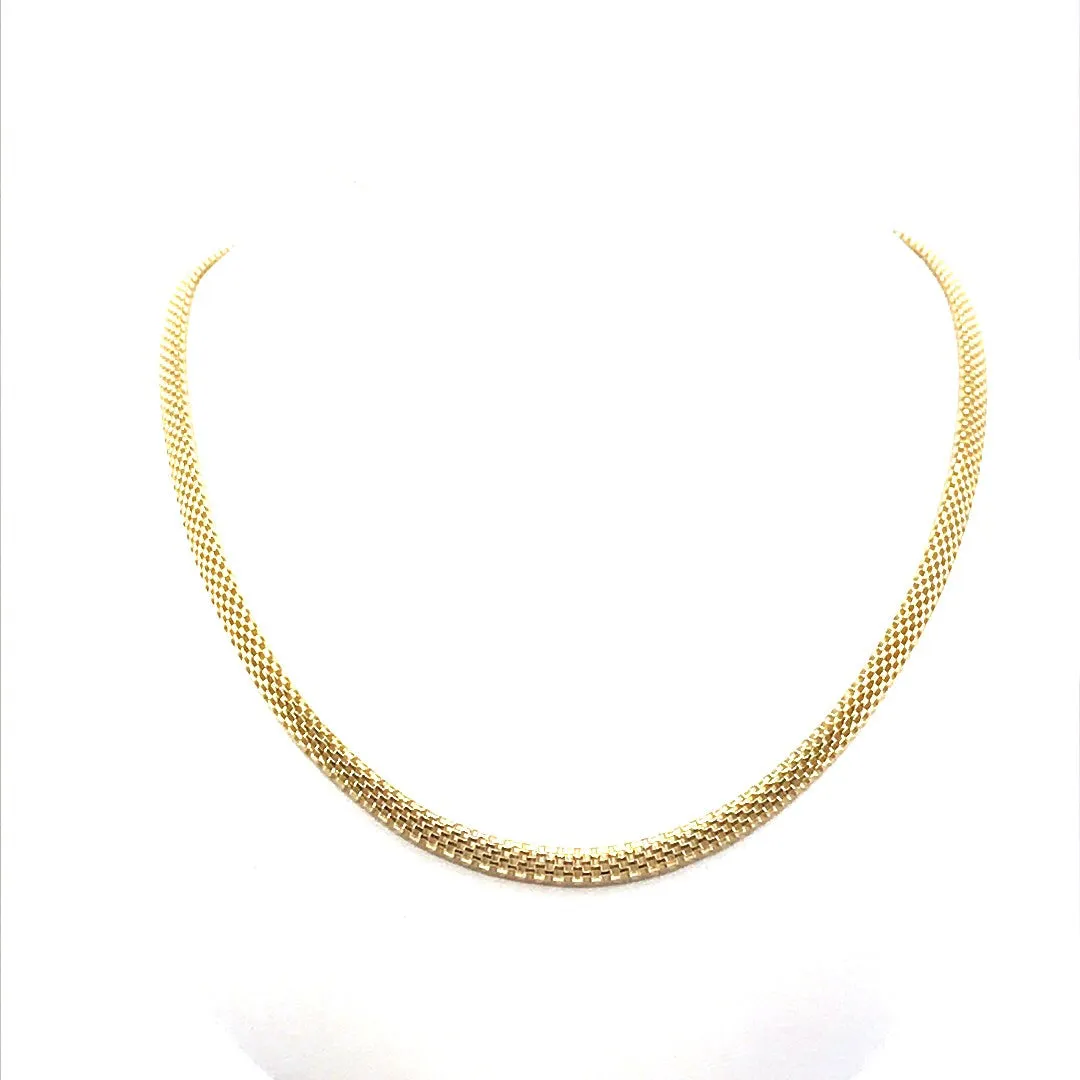 Minimal Detail Community Accessory Sterling Silver Chain Necklace