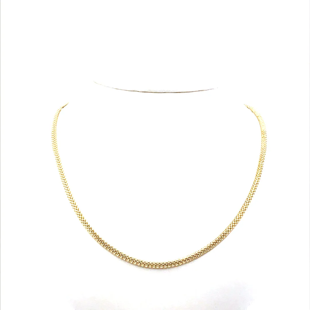 Sterling Silver Chain Necklace Elegant Jewelry