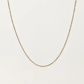 Luxury Vibe 10k Yellow Gold Box Link Chain | 18" |