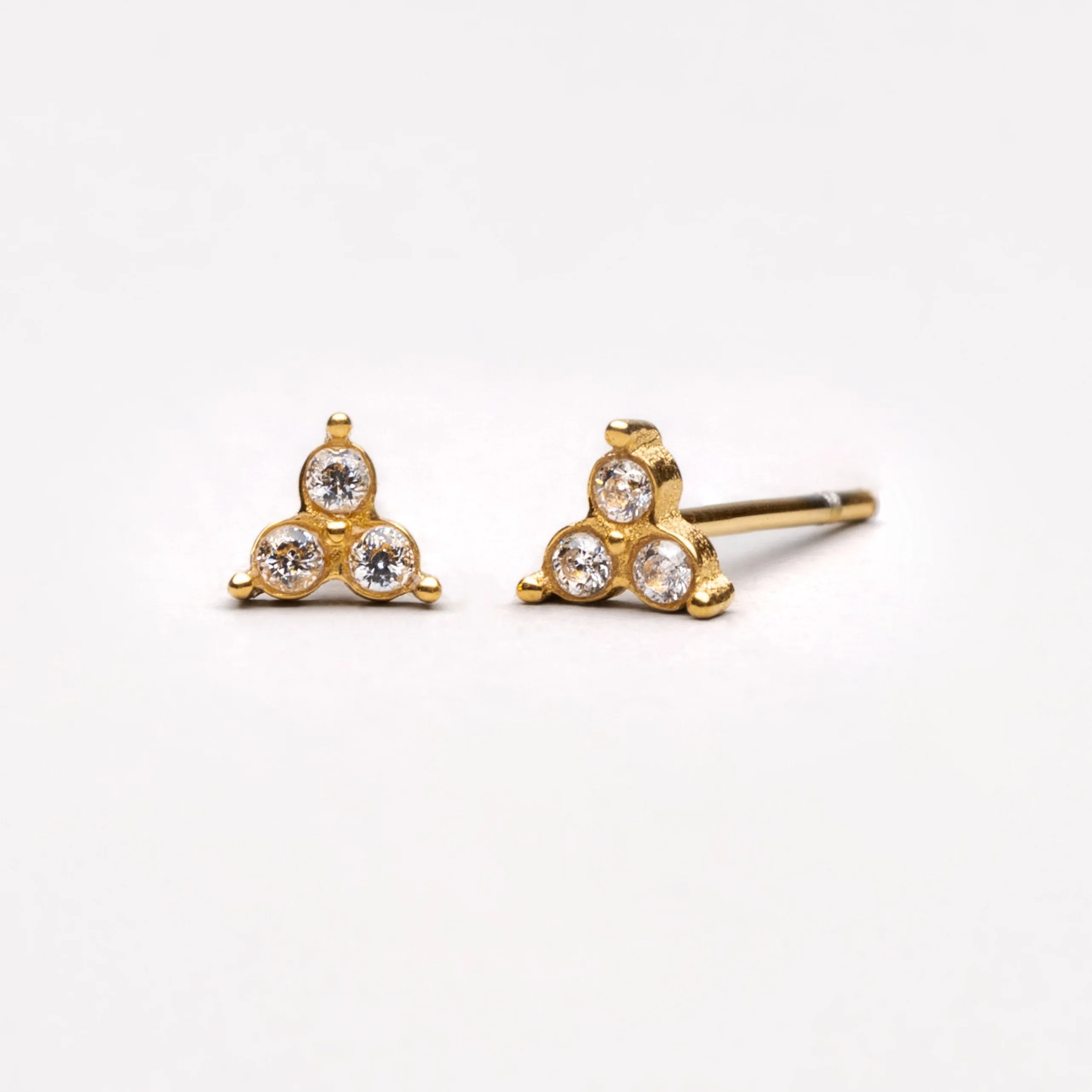 Lovely Piece Trendy Aesthetic Trio Shine Earrings