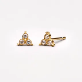 Lovely Piece Trendy Aesthetic Trio Shine Earrings