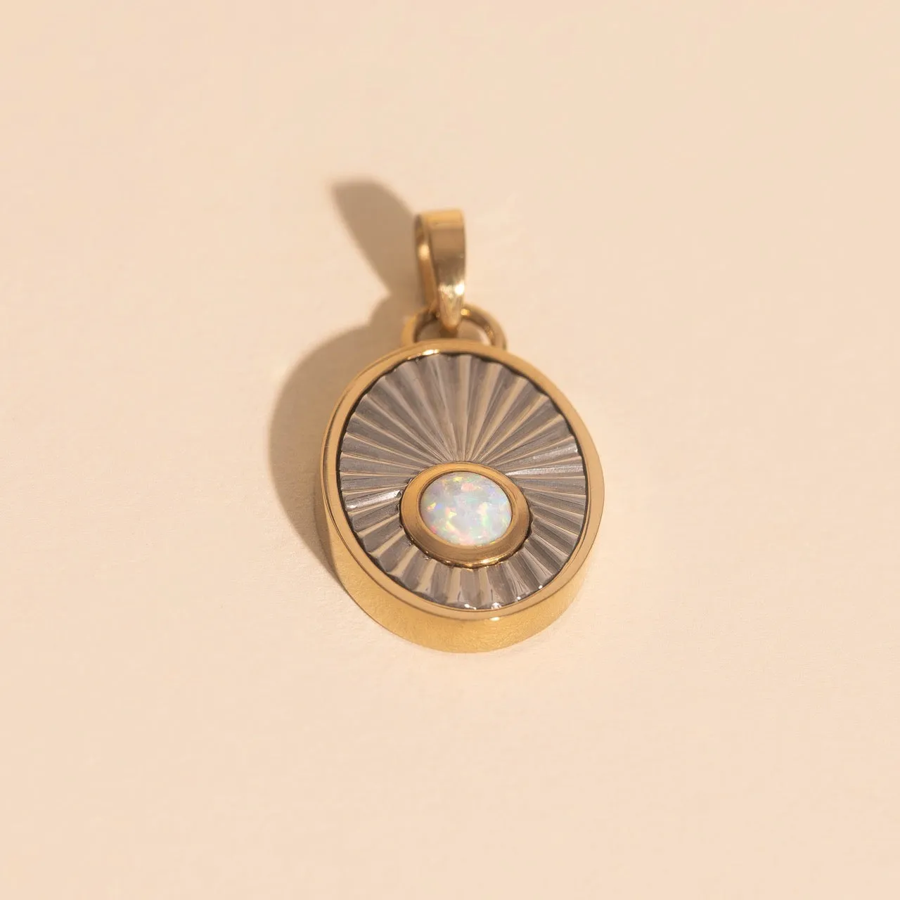 October Birthstone Necklace Charm Everyday Accent Winter Feature