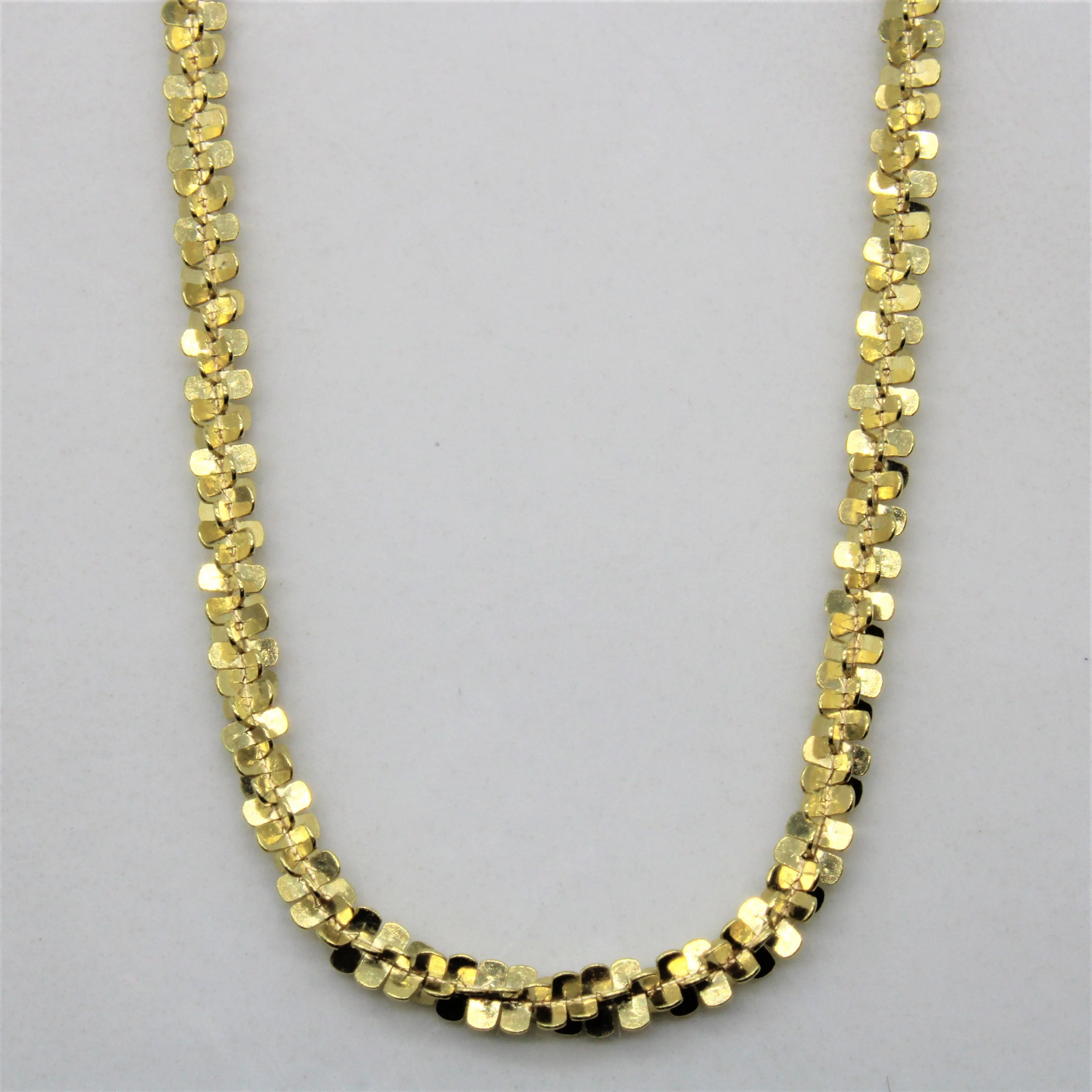 14k Yellow Gold Sparkle Chain | 16" | Lively Spark