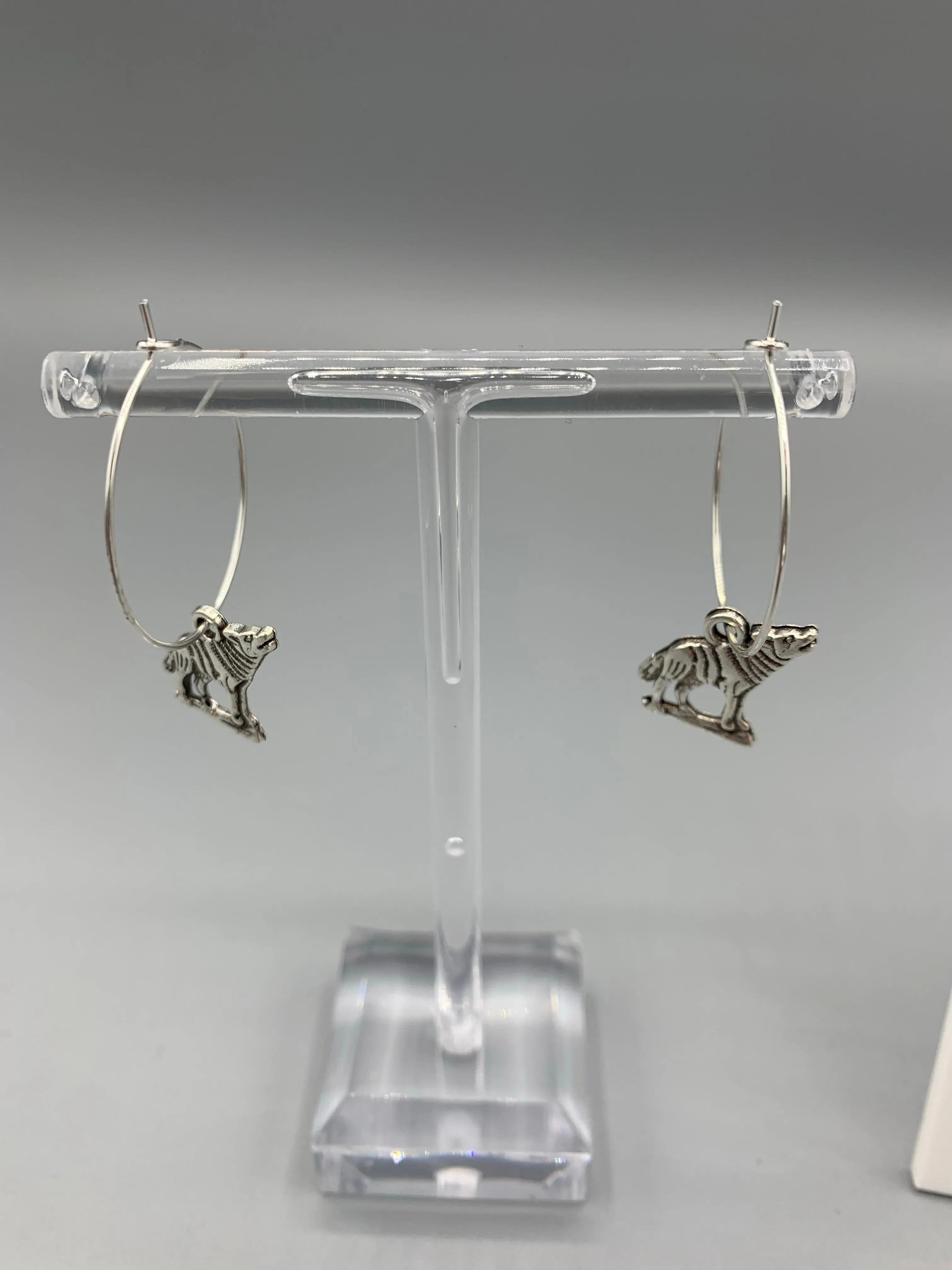 Howling Wolf Earrings Delicate Product Dainty Embellishment