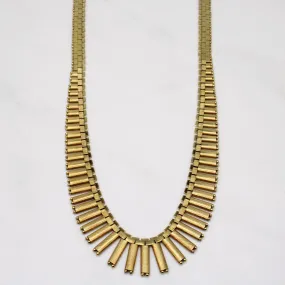 14k Yellow Gold Necklace | 17" | Brilliant Piece