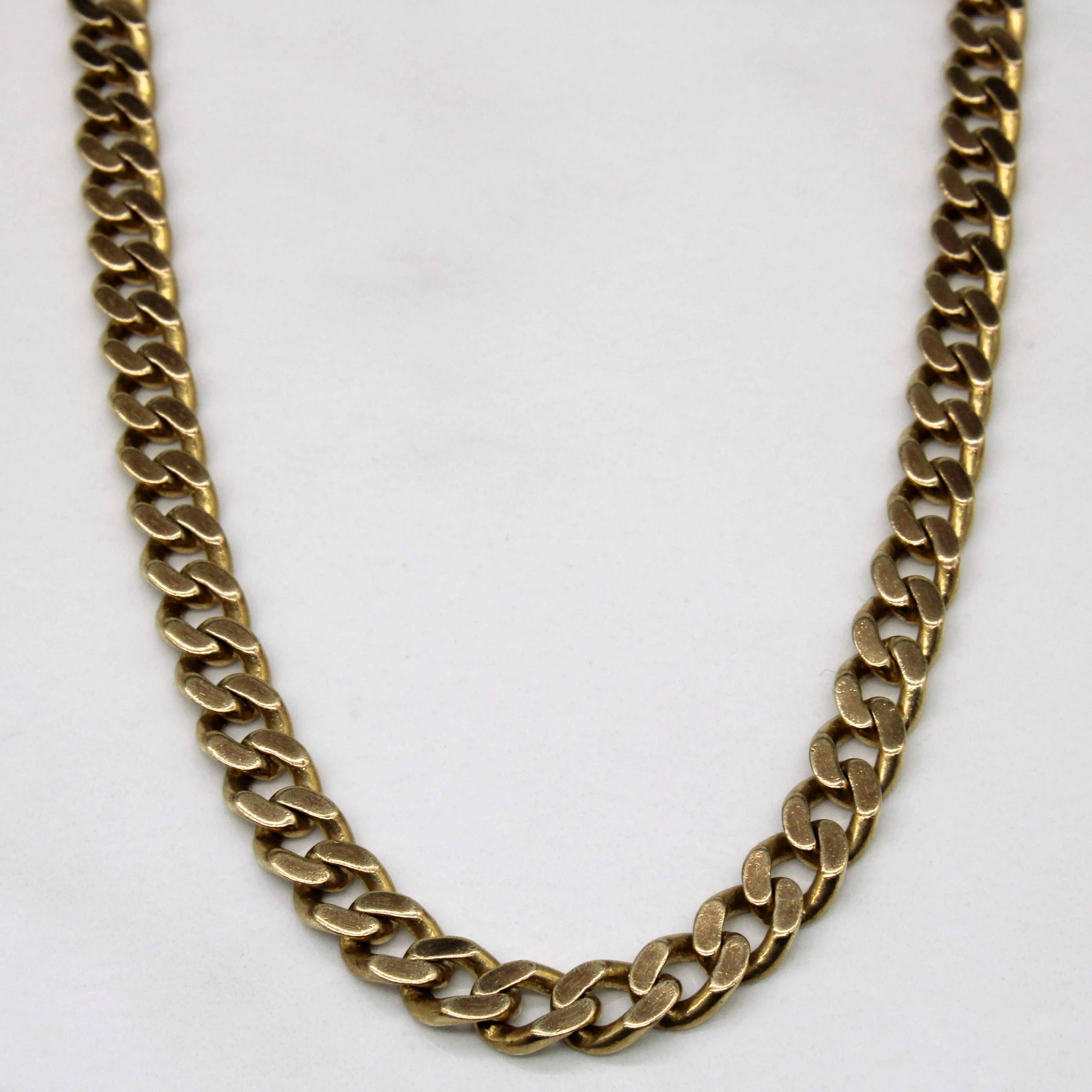 9k Yellow Gold Curb Link Chain | 24" | Refined Spark