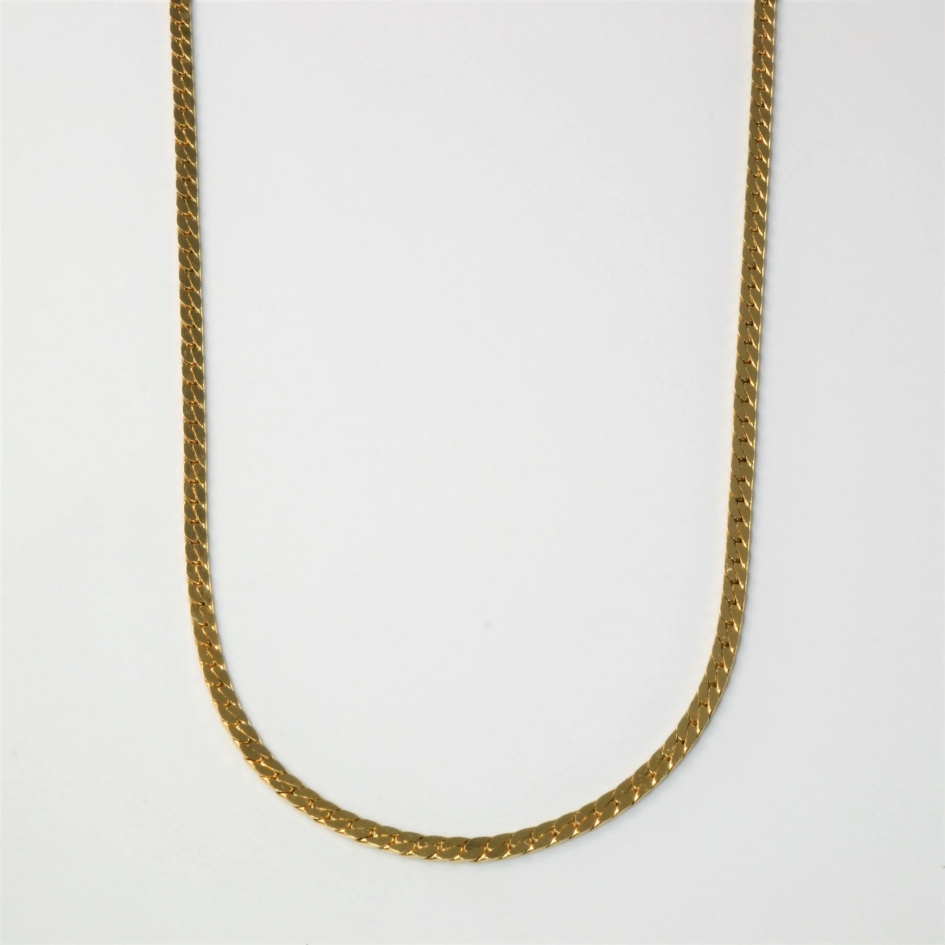 Shimmer Mood 10k Yellow Gold S Link Chain | 17" |