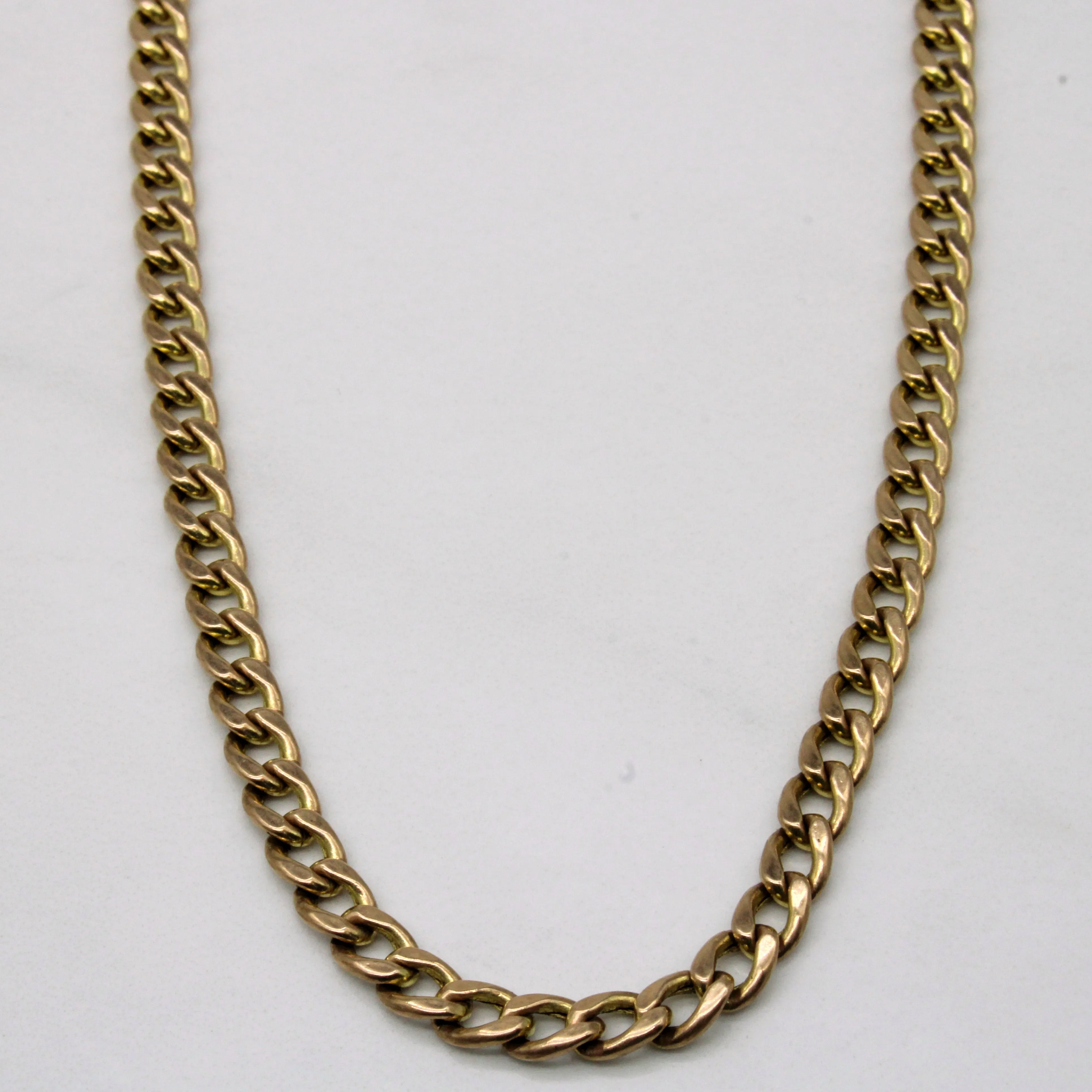 10k Yellow Gold Cuban Link Chain | 22" | Shiny Lines Finishing Touch