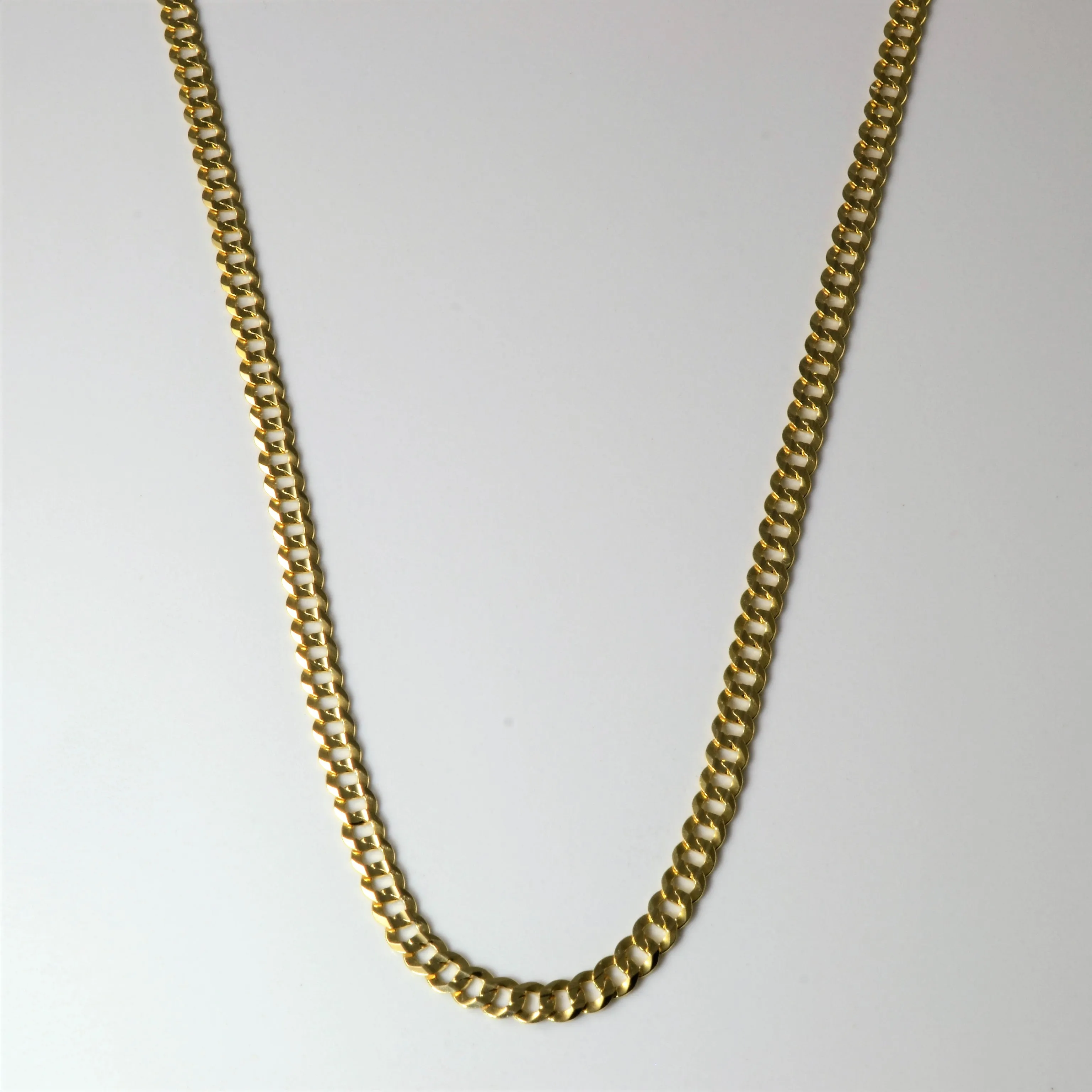 Style Upgrade 10k Yellow Gold Curb Chain | 20" |