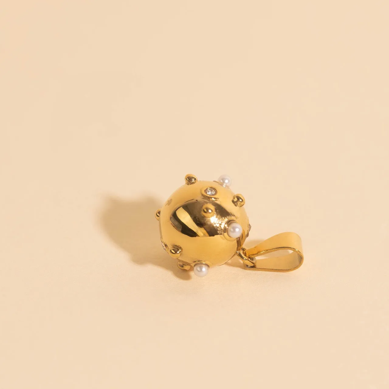 Dashing Look Wrecking Ball Necklace Charm