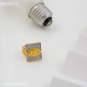 Freeme 1gm Third eye with gold plated for men - FMRI115 Lightweight Decoration Simple Texture