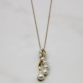 Pearl Drop Pendant & Necklace | 18" | Signature Sparkle