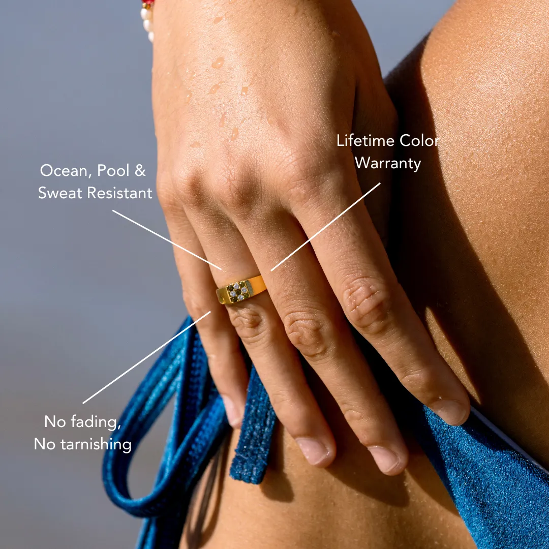 Affordable Article Engagement Party Tulum Ring