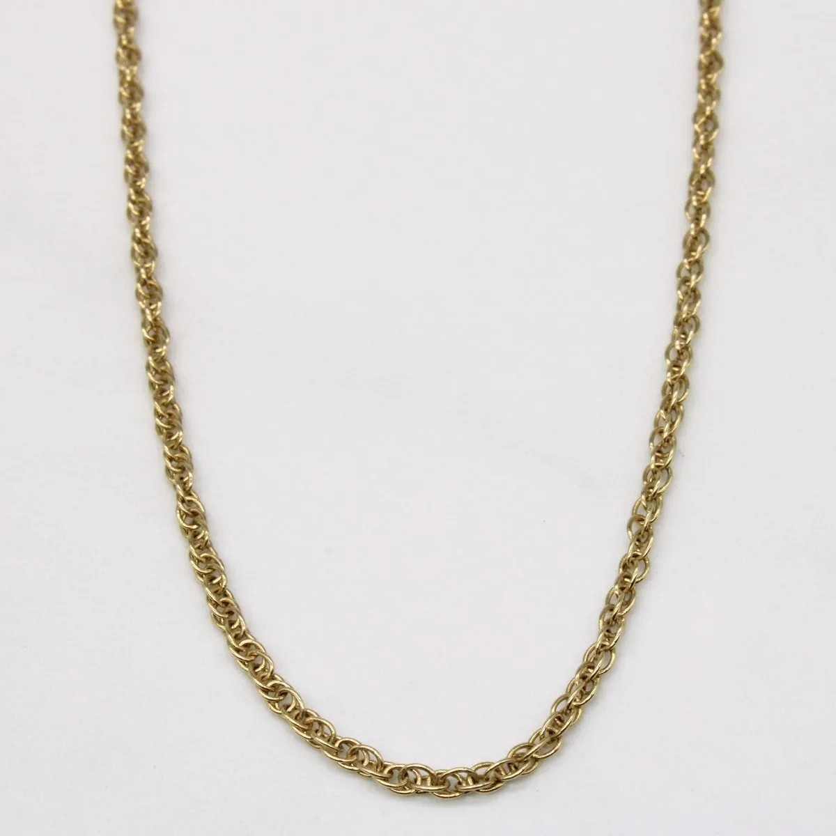 Comfort Fit Fashion Glow 10k Yellow Gold Chain | 24" |