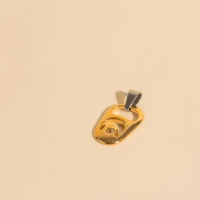 Soda Tab Necklace Charm Spring Detail