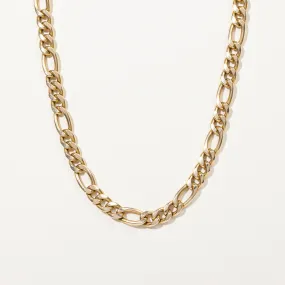 Artistic Flair Timeless Feature 14k Yellow Gold Figaro Chain | 20" |