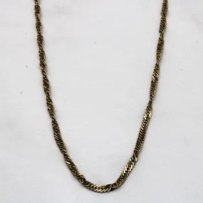 10k Yellow Gold Rope Chain | 22" | Radiant Spark