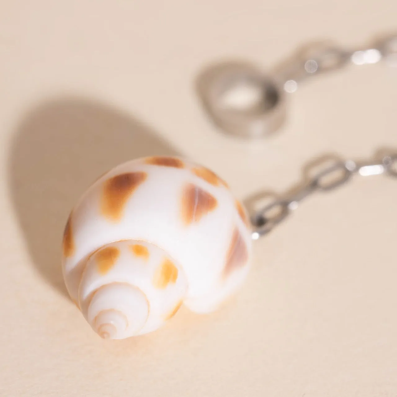 Mini Seashell Dangle Huggie Hoop Charms Beautiful Look