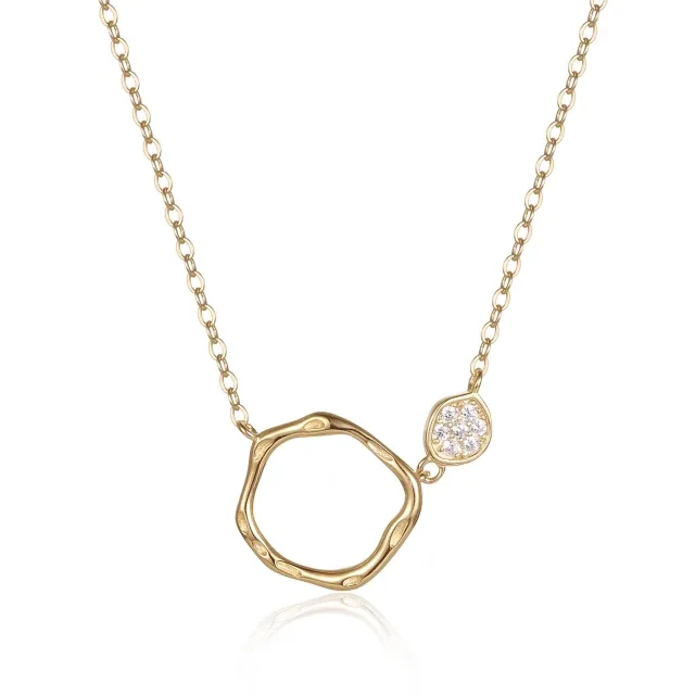 Daily Feature Gorgeous Gift Gold Plated Sterling Silver Dainty Necklace