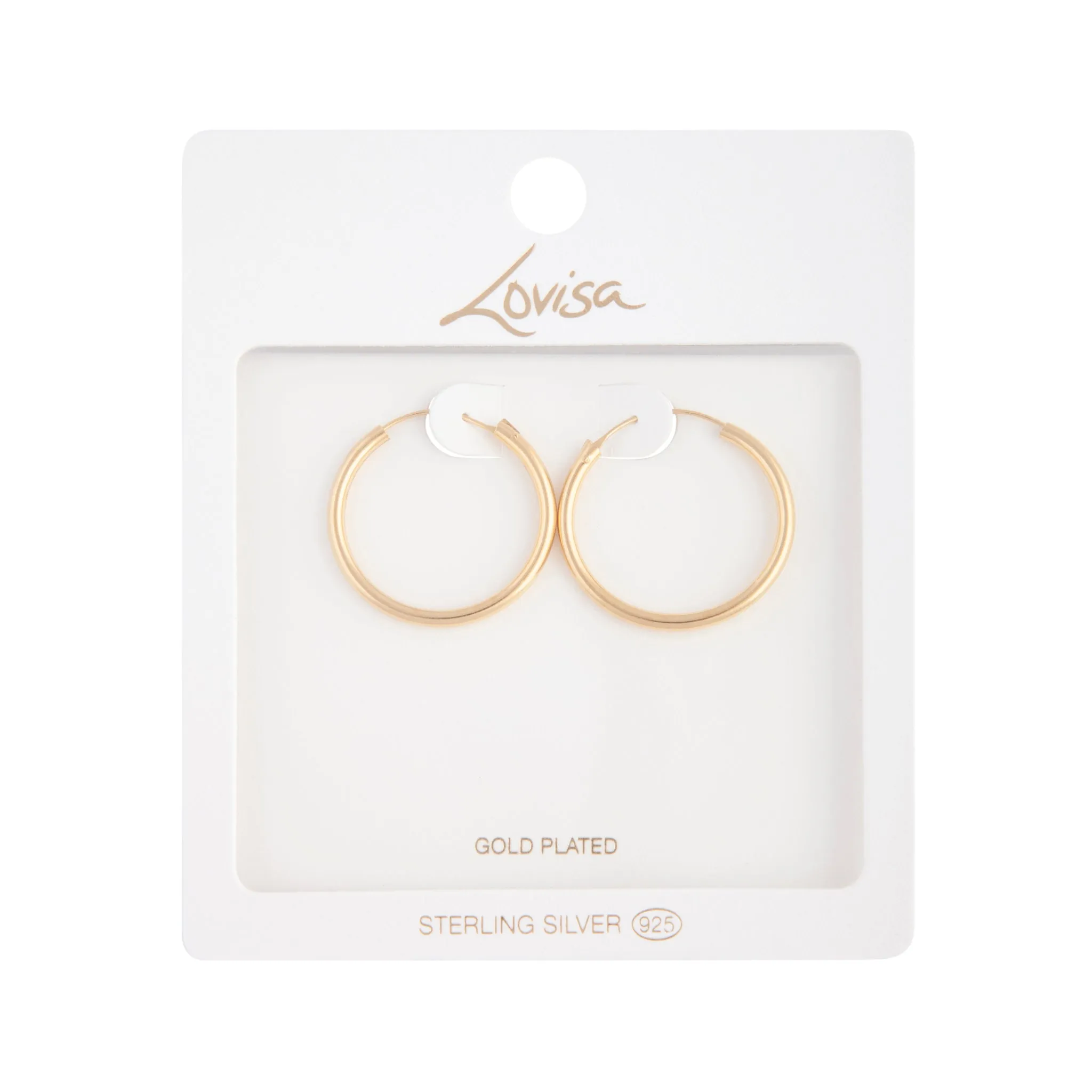 Gold Plated Sterling Silver Hoop Earrings Refined Highlight Vibrant Glam