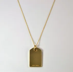 Tiffany & Co.' Dog Tag Necklace | 18" | Artisan Glam Styled Set