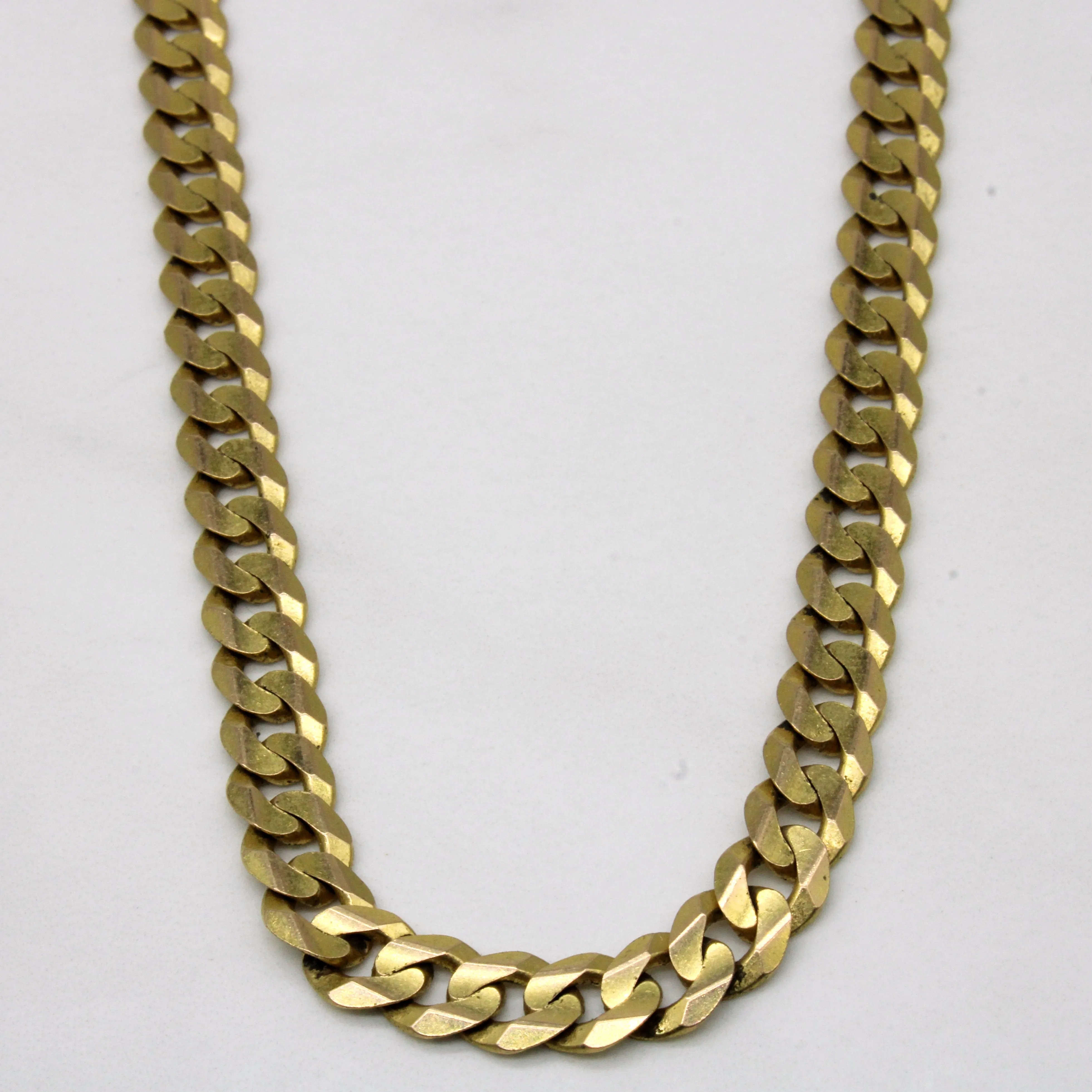 10k Yellow Gold Cuban Link Chain | 22" | Luxury Set