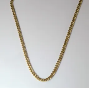 Precious Treasures 10k Yellow Gold Curb Chain | 28" |
