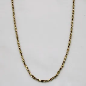 14k Yellow Gold S Link Chain | 16" | Casual Combo