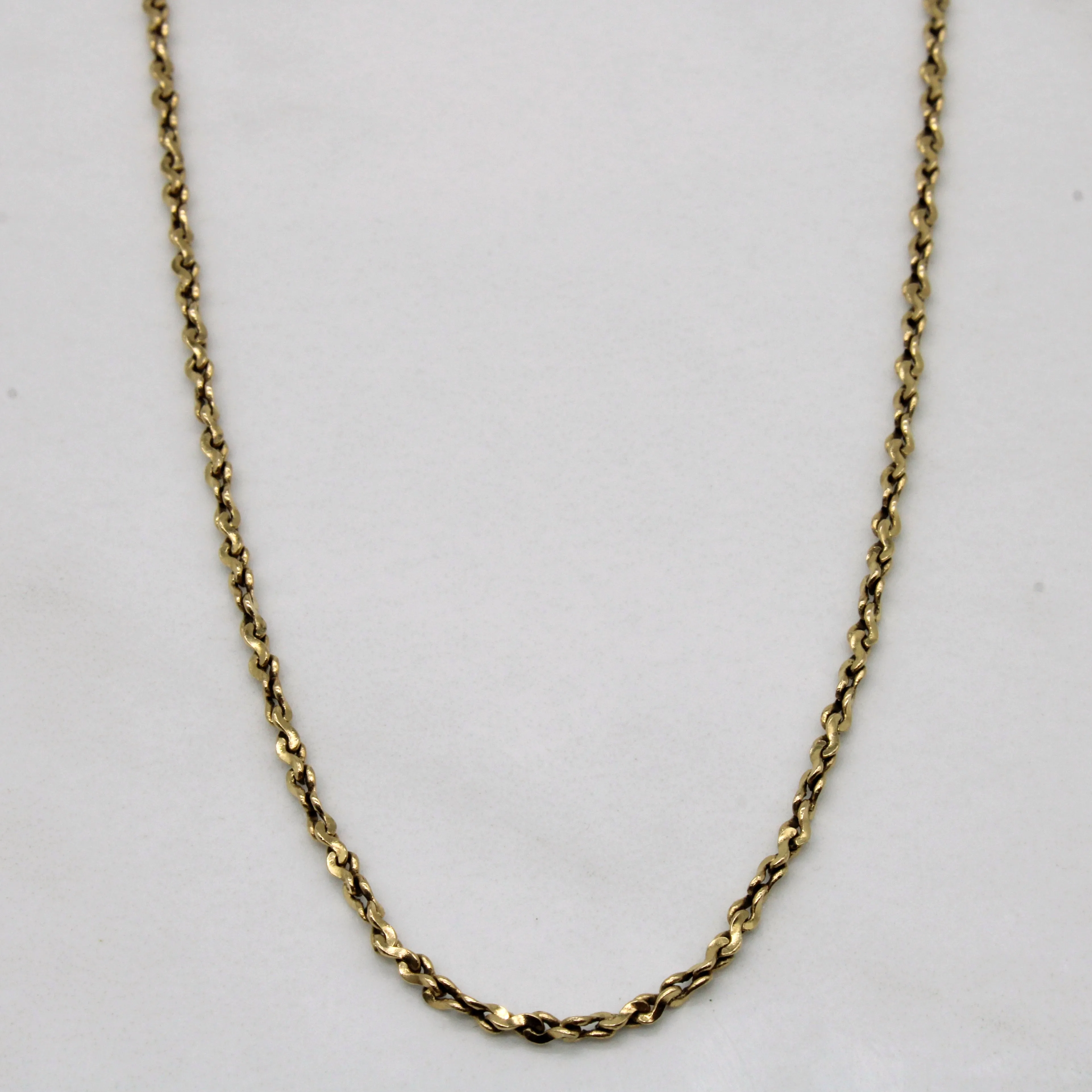 14k Yellow Gold S Link Chain | 16" | Casual Combo