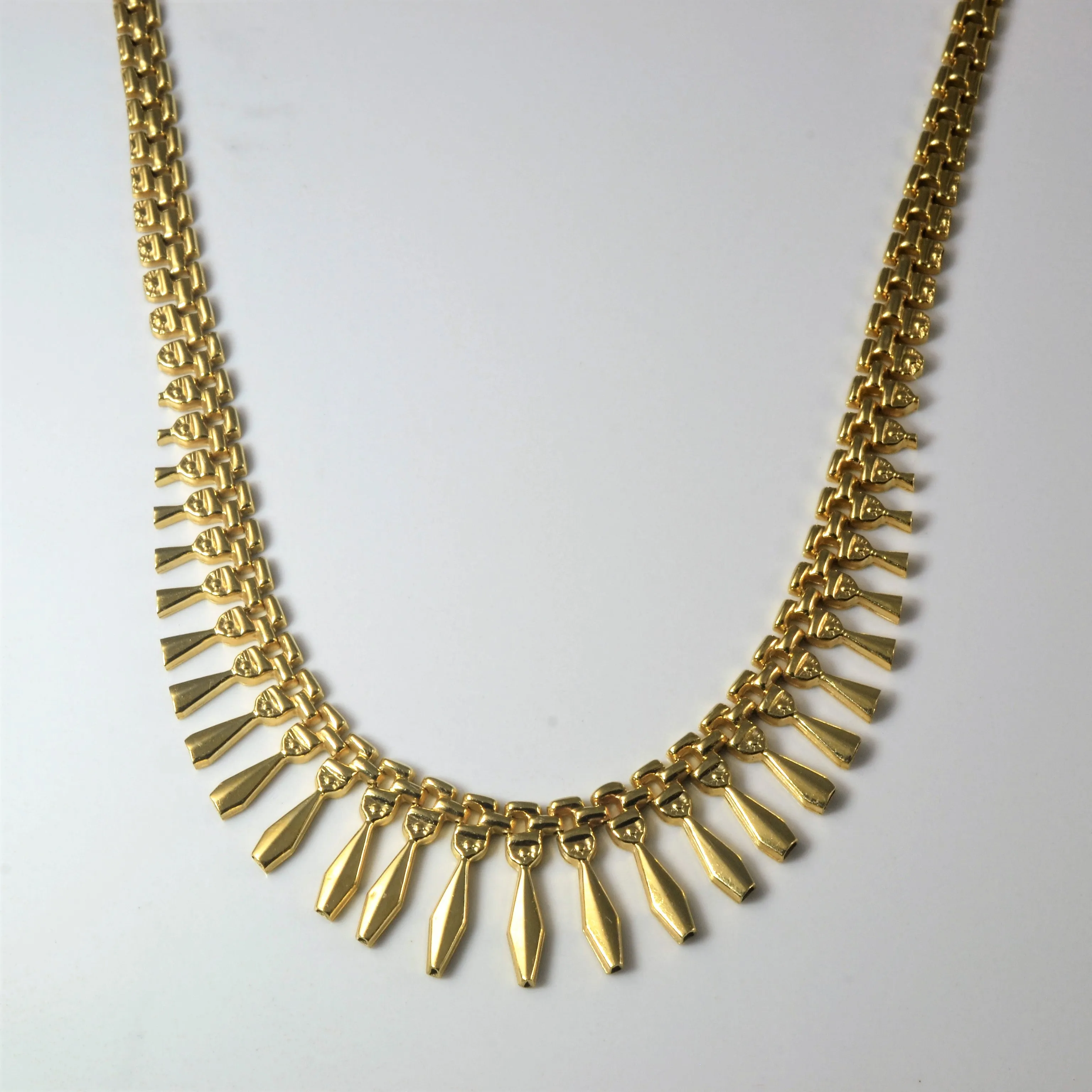 Gradient Burst Gold Necklace | 17" | Cute Accent