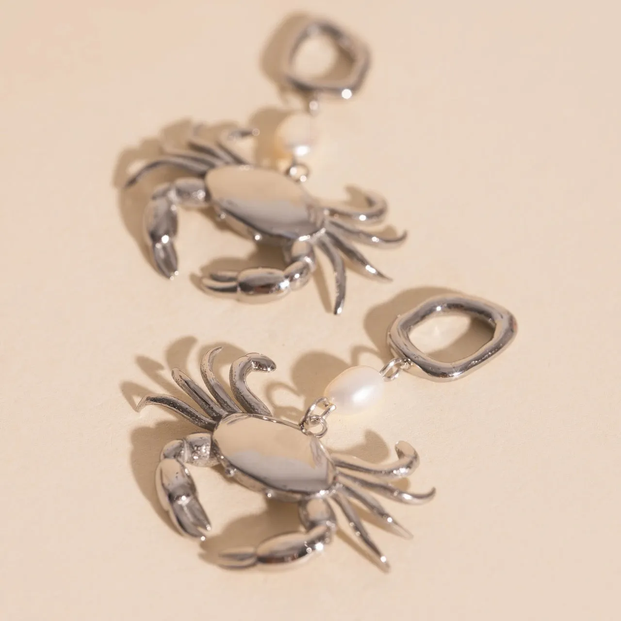 Durable Ornament Petite Accessory Sea Crab Huggie Hoop Charms