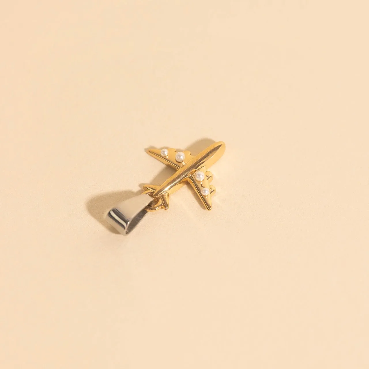 Magnificent Piece Airplane Necklace Charm