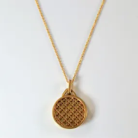 Birks' Muse Double Medallion Necklace and Pendant | 18" | Sparkling Craft