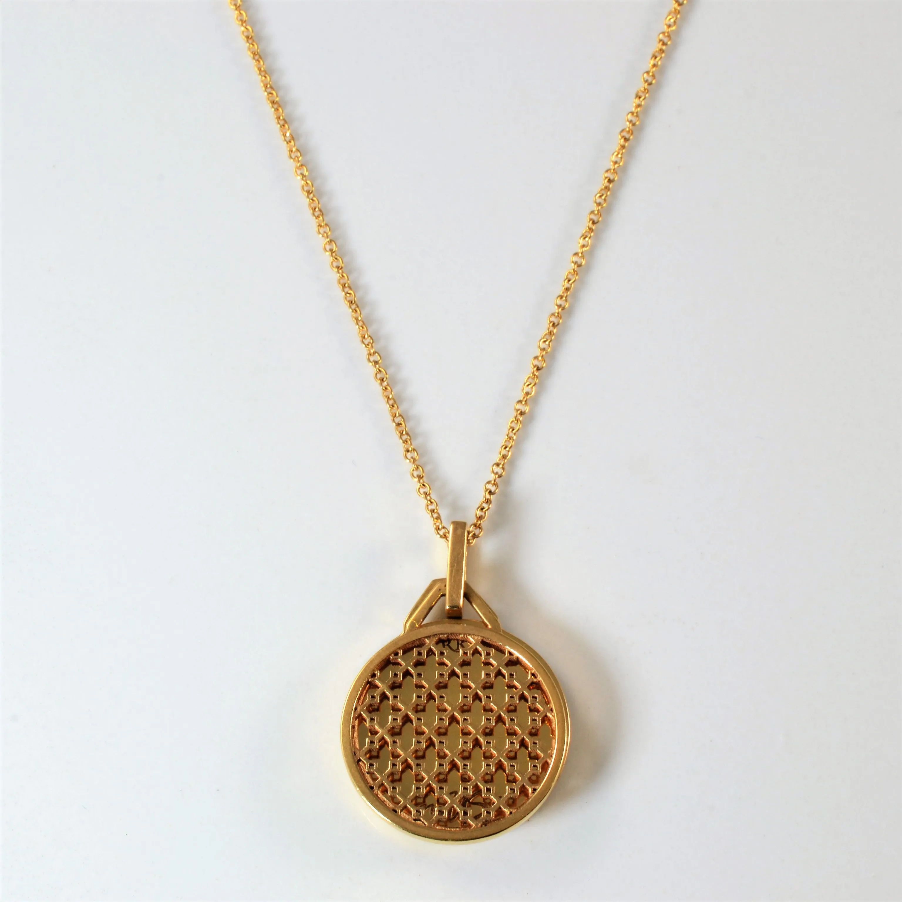 Birks' Muse Double Medallion Necklace and Pendant | 18" | Sparkling Craft