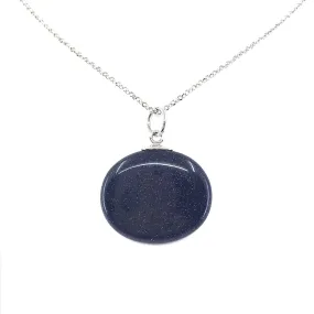 Sterling Silver Sandstone Pendant Necklace Personalized Item