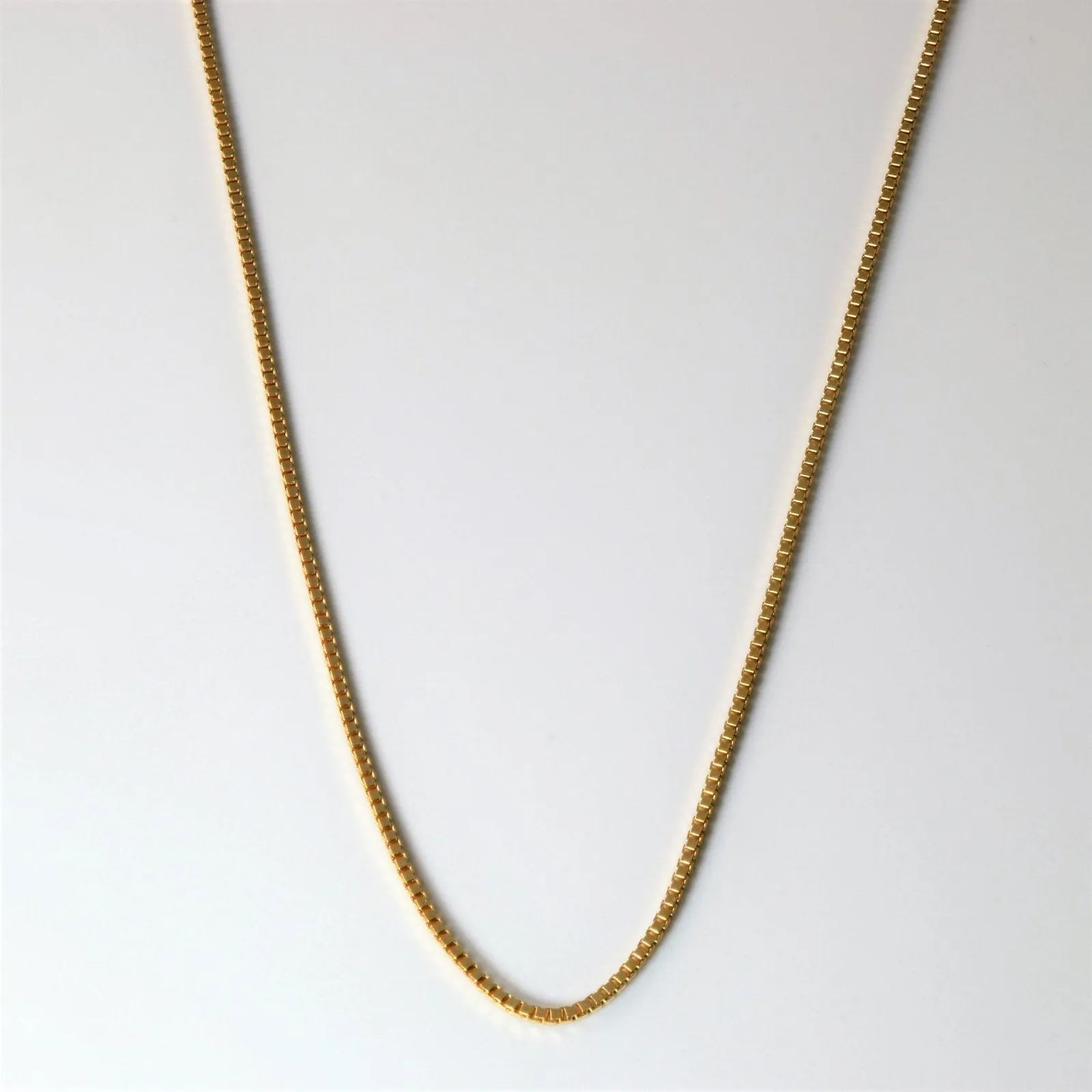 Refined Flow 10k Yellow Gold Box Chain | 22" |