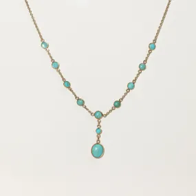 Classic Jewelry Design Howlite Necklace | 7.00ctw | 16" |