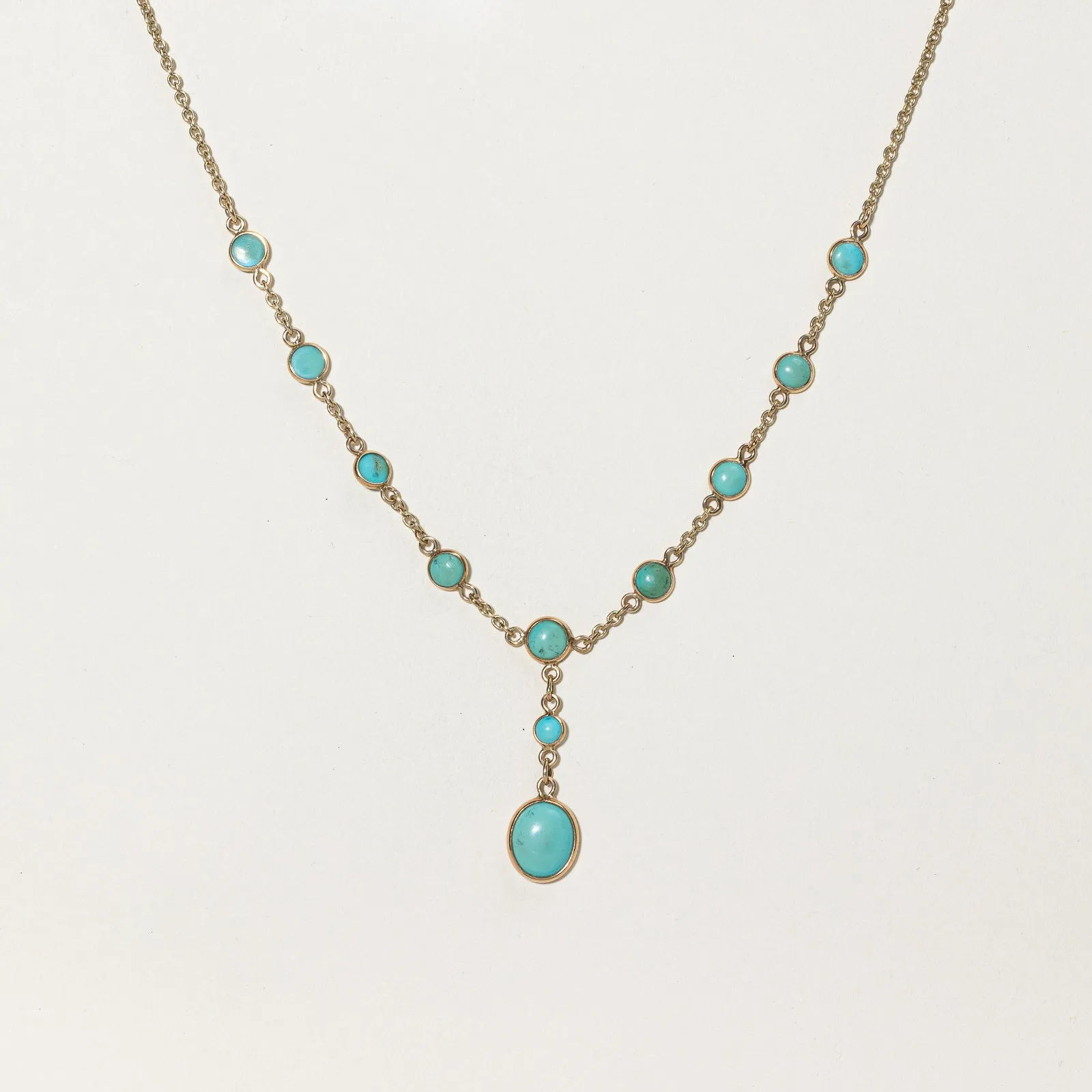 Classic Jewelry Design Howlite Necklace | 7.00ctw | 16" |