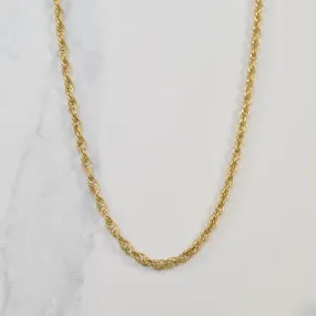 Vibrant Feel 10k Yellow Gold Prince of Wales Chain | 20" |