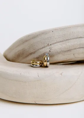 Intermix Holly Hoops Matte Jewelry Unique Accent