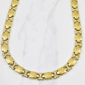 14k Yellow Gold Fancy Chain | 16.75" | Smooth Glow