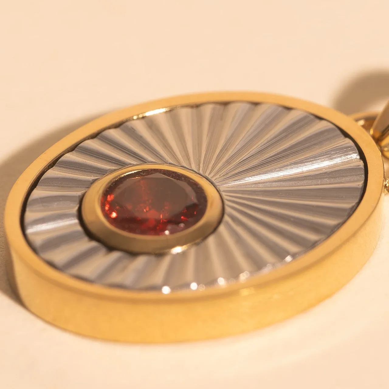 art show January Birthstone Necklace Charm